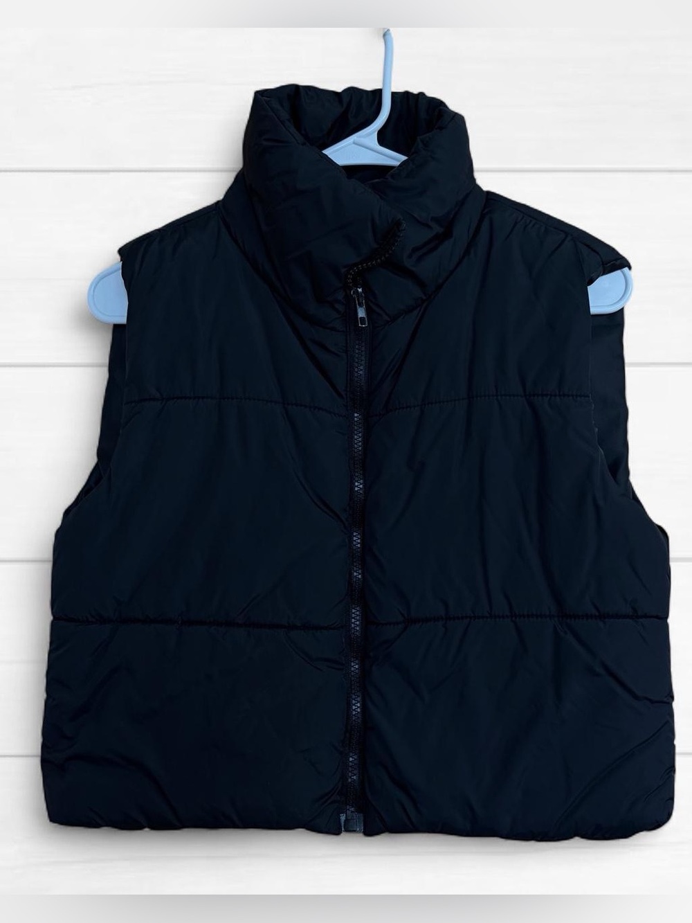 SHEIN Women's Black Quilted Puffer Vest